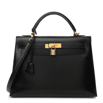 Hermes Box Kelly Sellier 32 Black 1 of 11