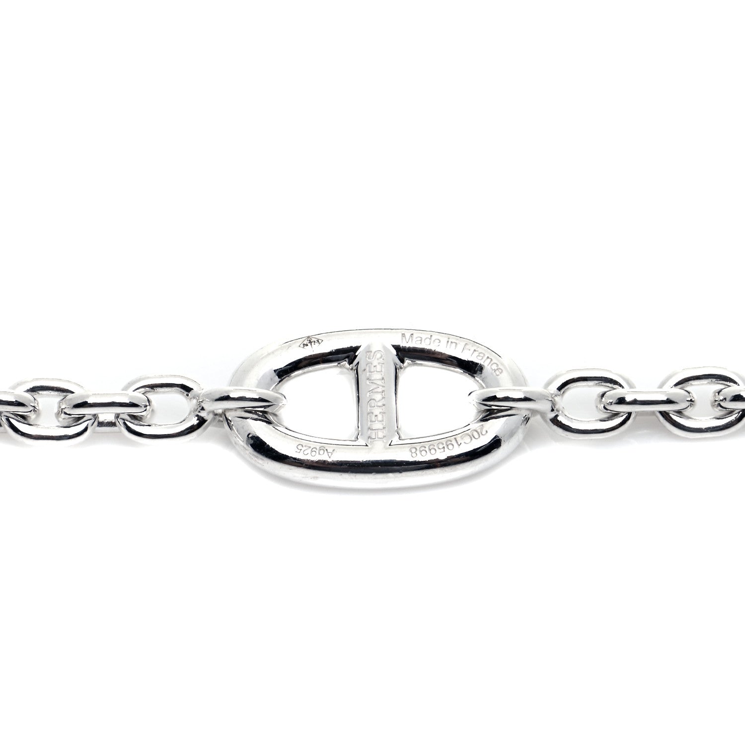 Hermes Sterling Silver Farandole Necklace 120 5 of 6