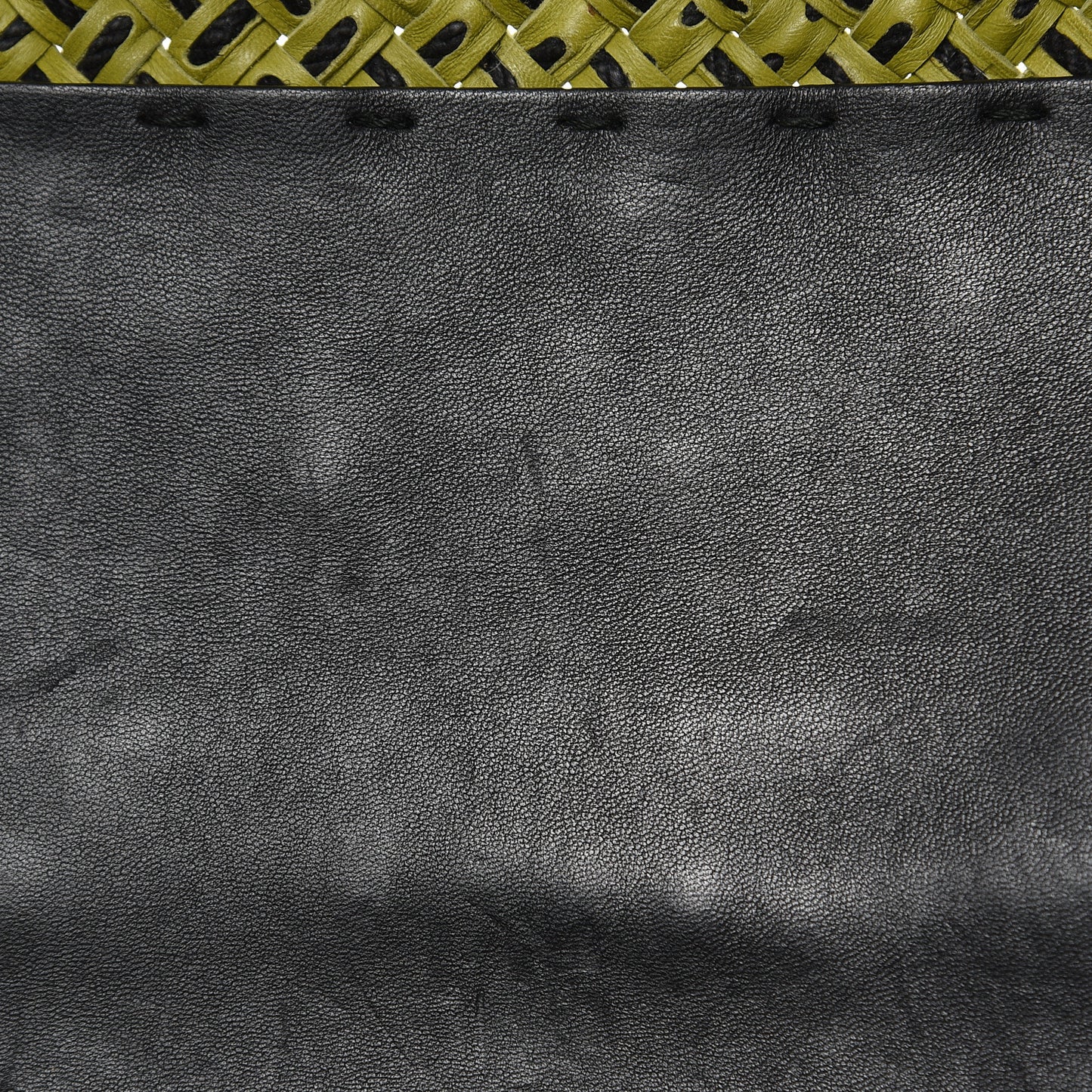 Nappa Intrecciato Large Cabat Green Black