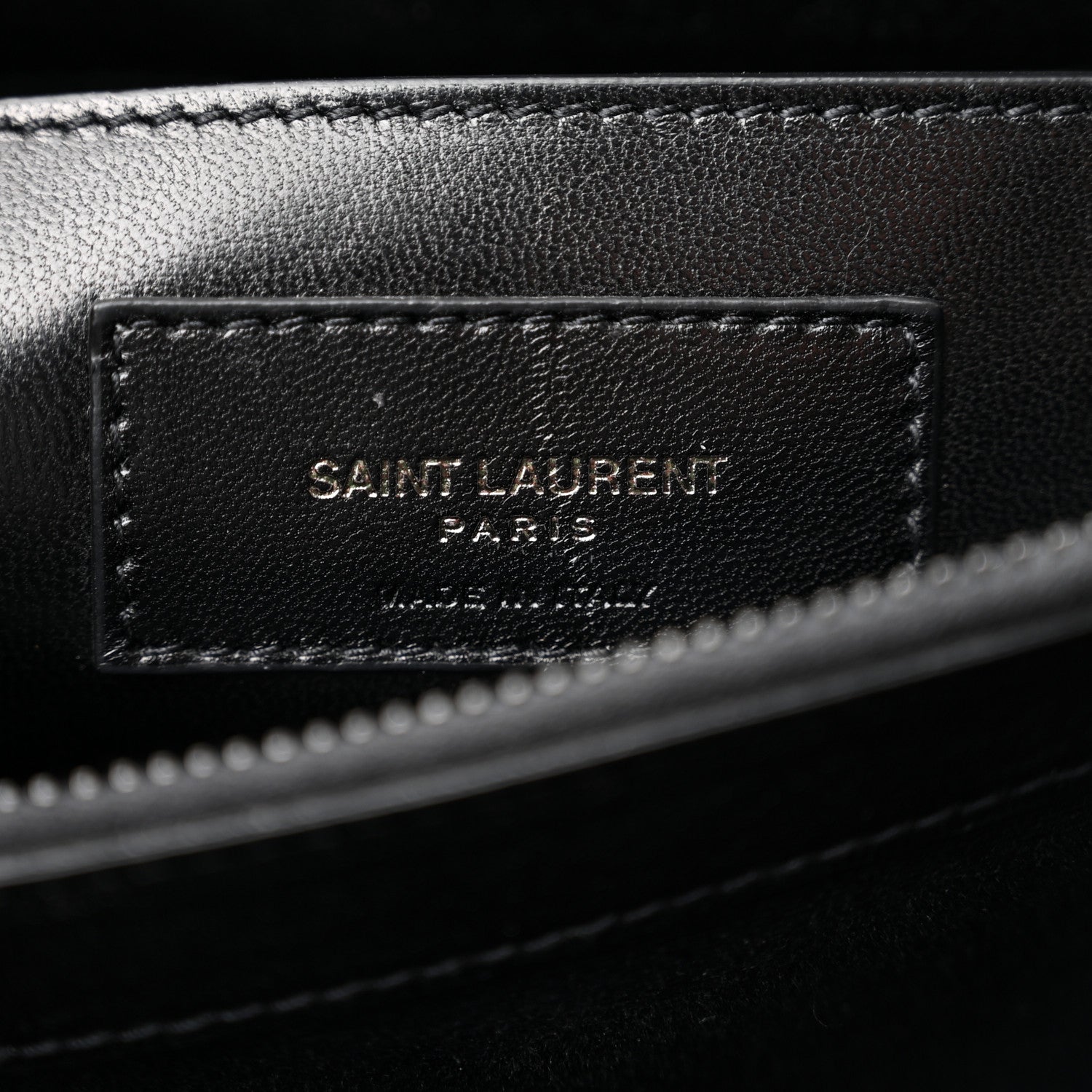 Saint Laurent Sheepskin Matelasse Chevron Monogram Monochrome Large College Satchel Black 6 of 11
