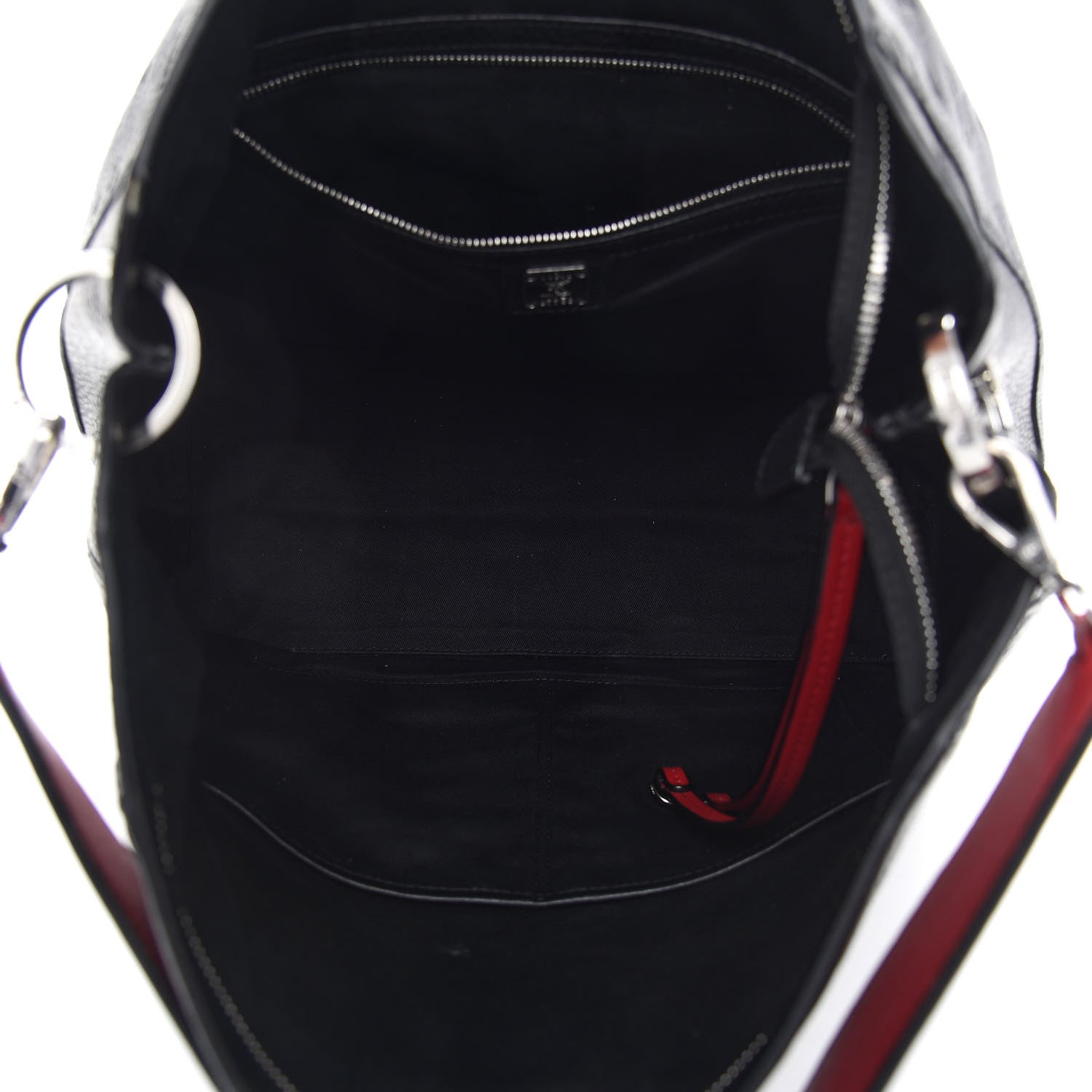 MCM Calfskin Ottomar Large Klara Hobo Black 7 of 9
