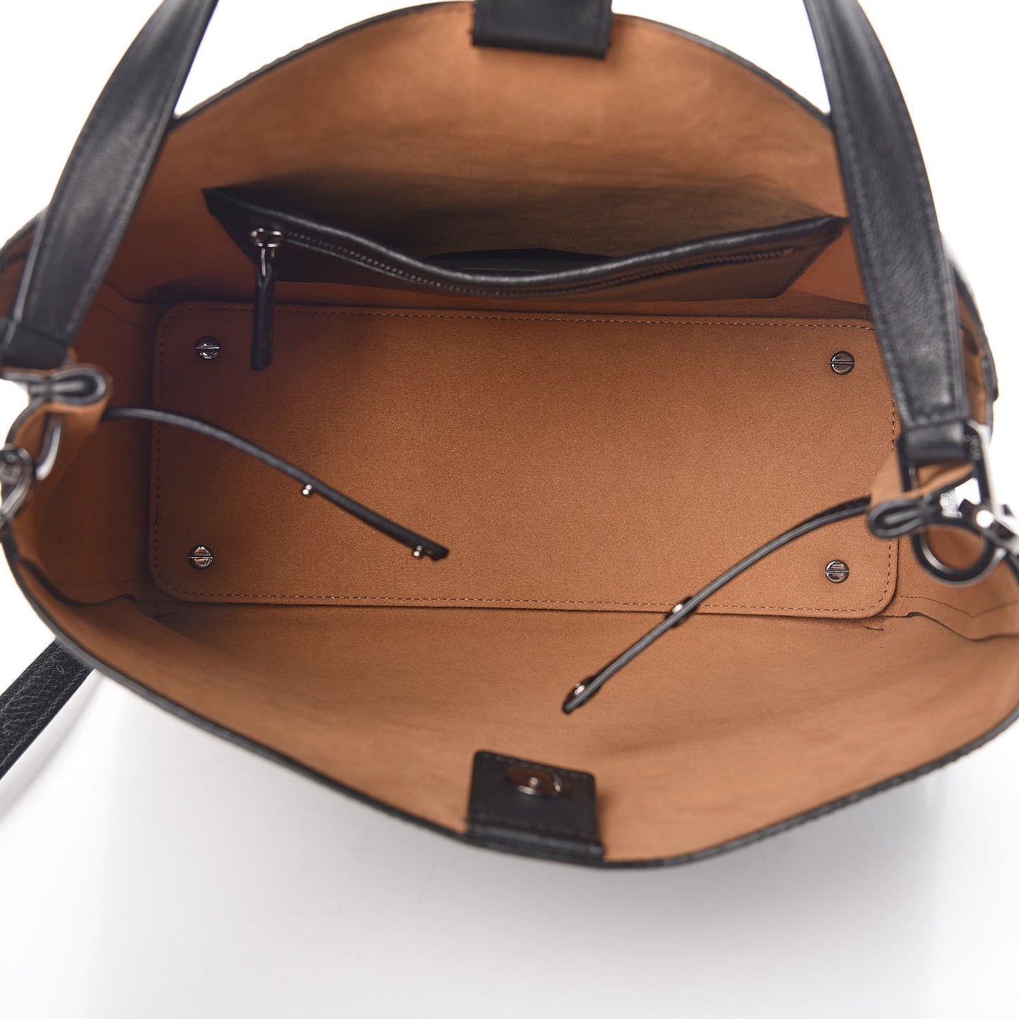 Calfskin Ottomar Monogram Sarah Convertible Hobo Black