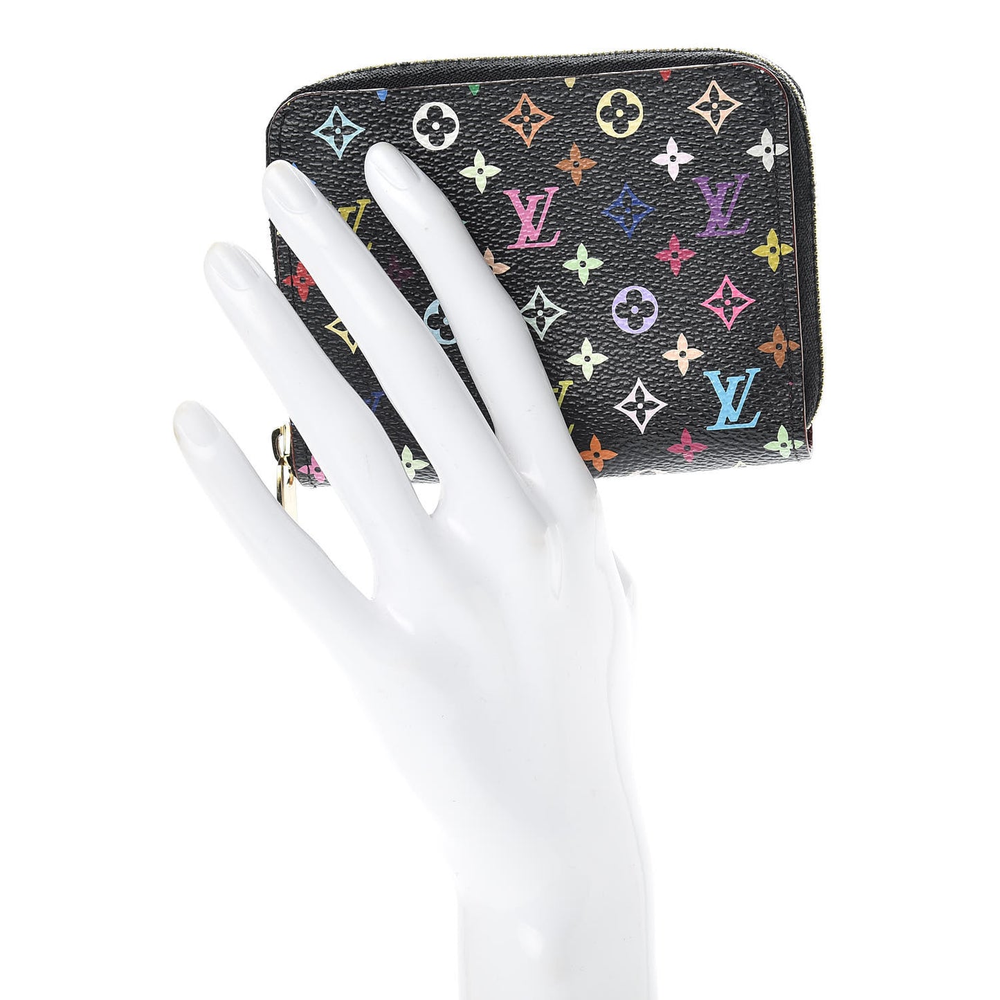Monogram Multicolor Zippy Coin Purse Black Grenade