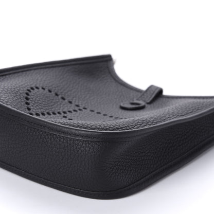 Hermes Taurillon Clemence Evelyne TPM Black 7 of 10