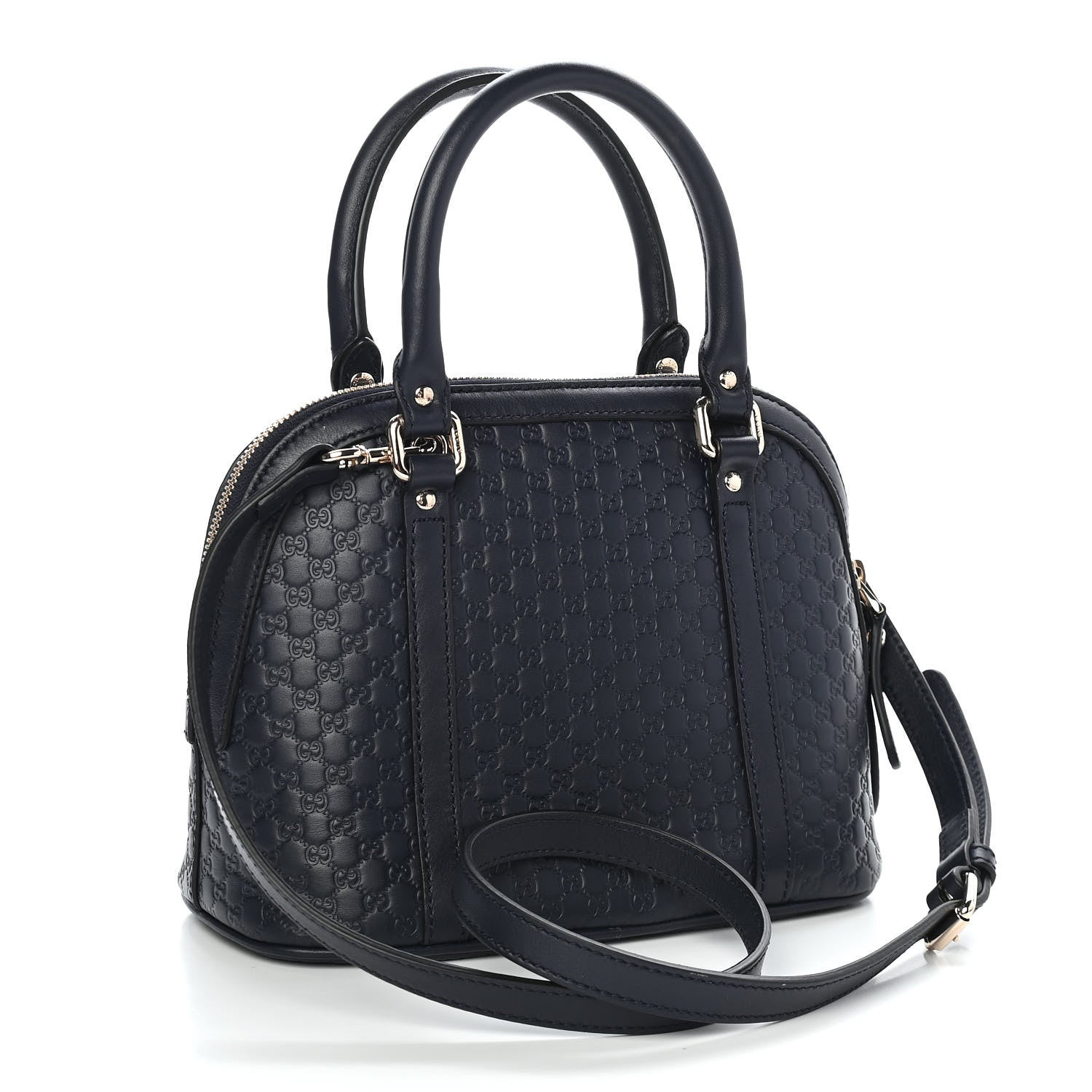 Gucci Soft Microguccissima Mini Dome Bag Blue 3 of 9