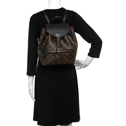 Louis Vuitton Monogram Montsouris PM Black 2 of 9