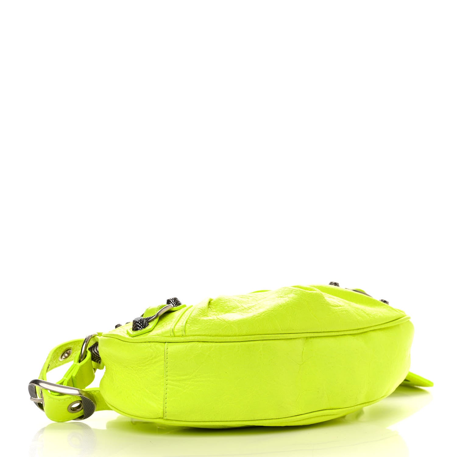Balenciaga Agneau Arena Le Cagole Shoulder Bag XS Fluo Yellow 5 of 10