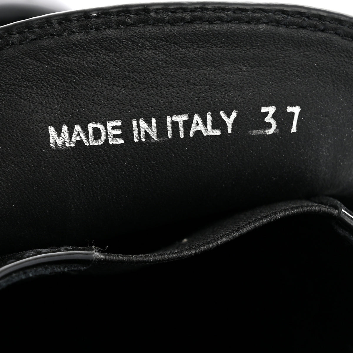 Prada Vernice Triangle 50mm Loafers 37 Black 9 of 12