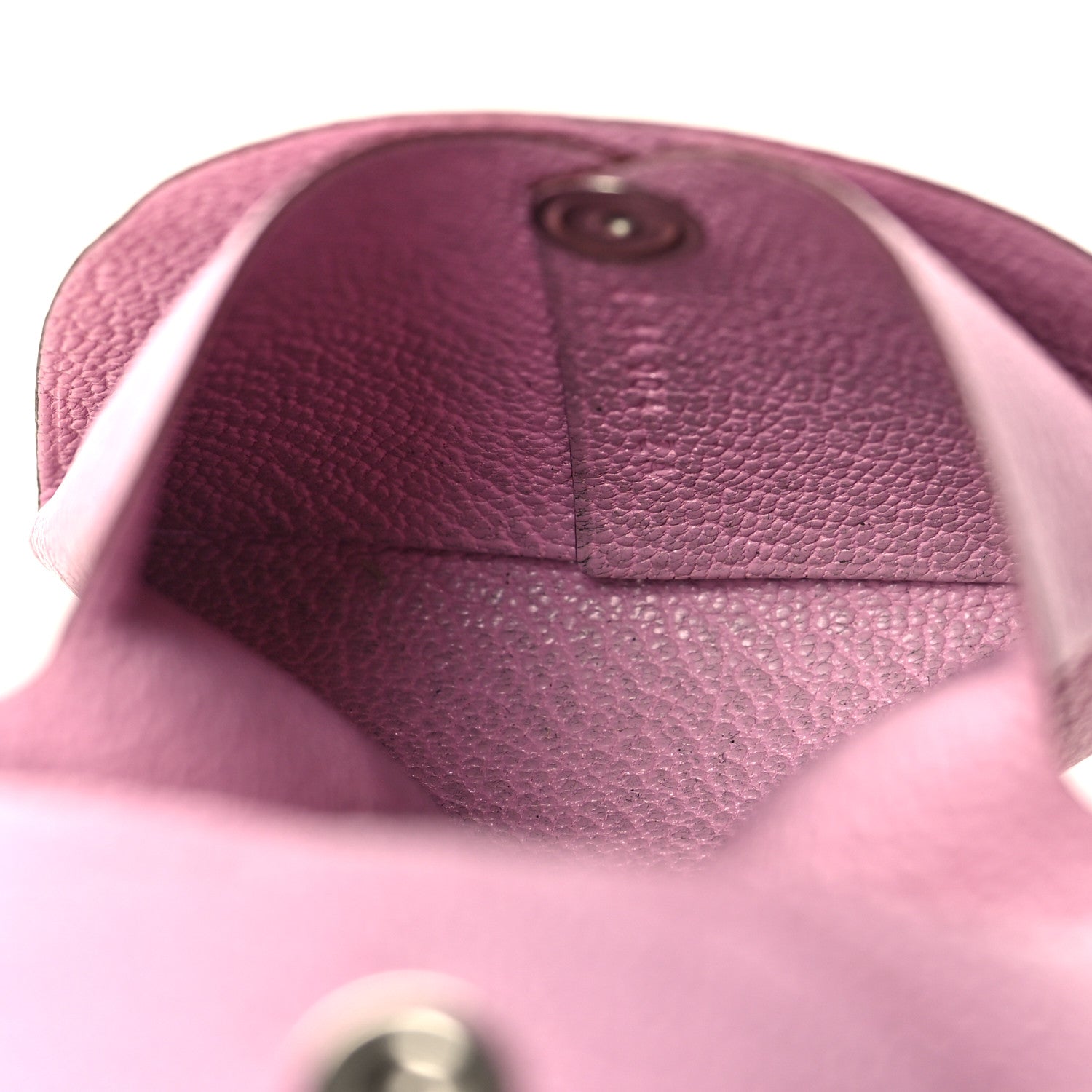 Hermes Chevre Mysore Bastia Coin Purse Mauve Sylvestre 5 of 9