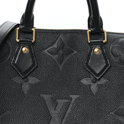 Louis Vuitton Empreinte Monogram Giant Speedy Bandouliere 25 Black 8 of 10