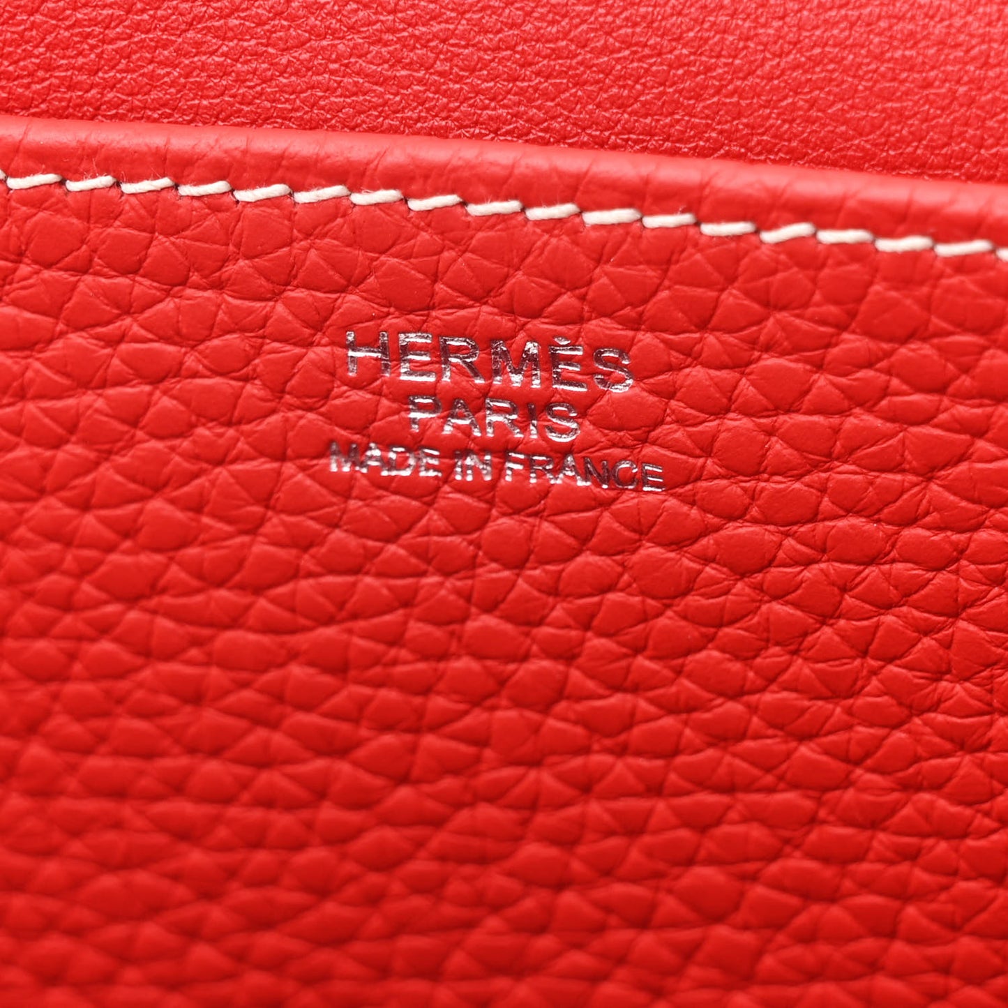 Taurillon Clemence Verso Halzan 31 GM Rouge Casaque Vermillion