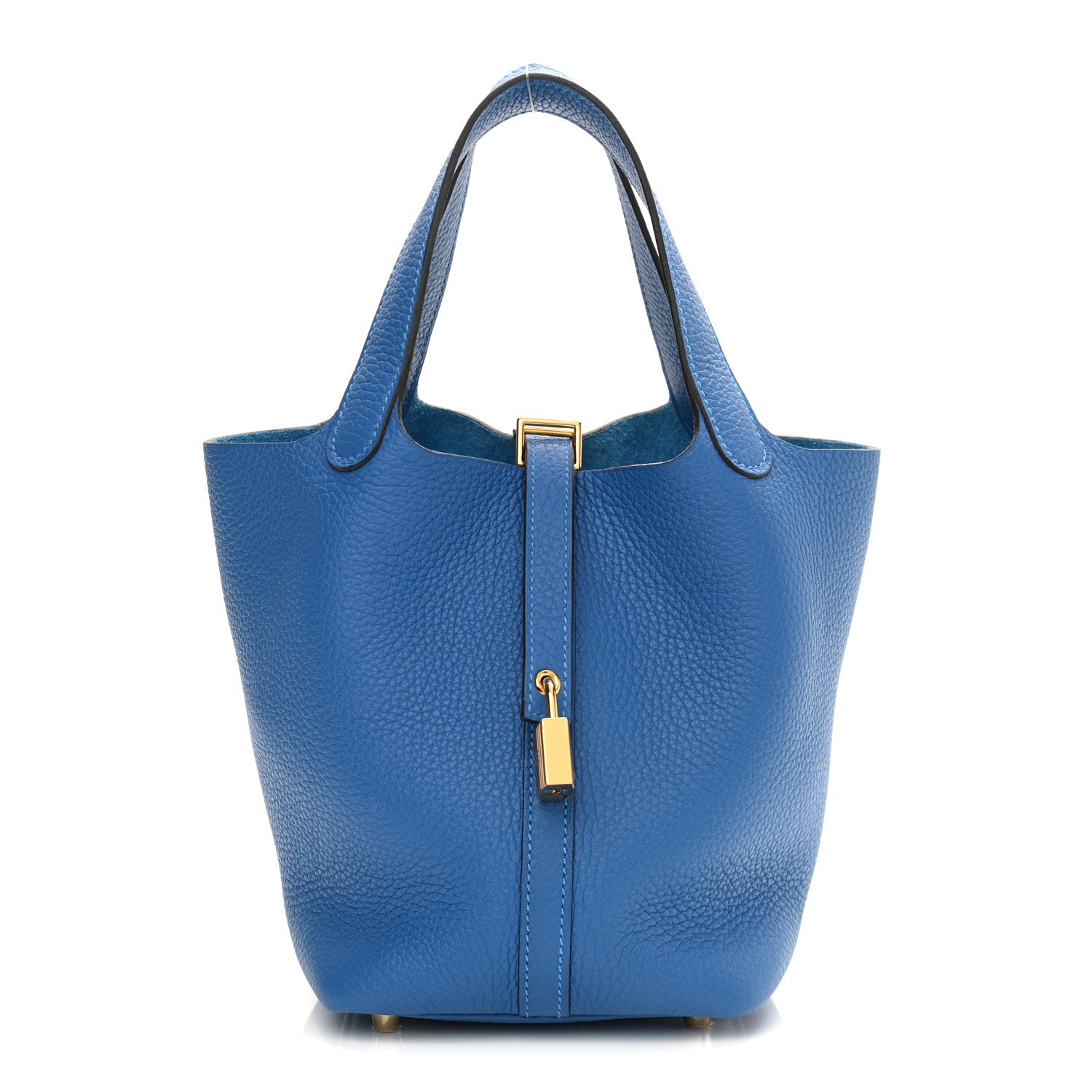 Hermes Taurillon Clemence Picotin Lock 18 PM Mykonos 1 of 10