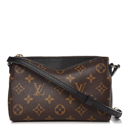 Louis Vuitton Monogram Pallas Crossbody Black 1 of 6