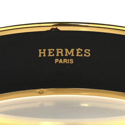 Hermes Enamel Medor Printed Bracelet White 4 of 7