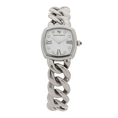 David Yurman Stainless Steel Diamond 23mm Albion Quartz Watch White 1 of 4