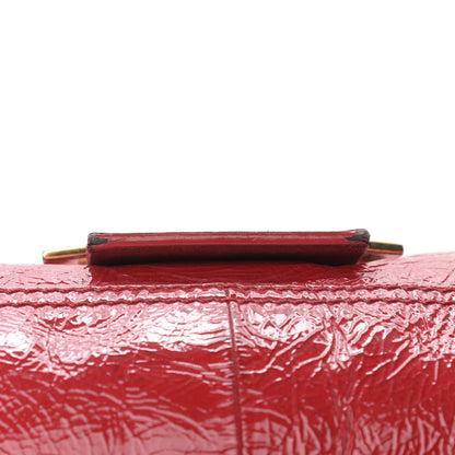 Fendi Vitello Naplak Large Convertible Baguette Rosso 13 of 14