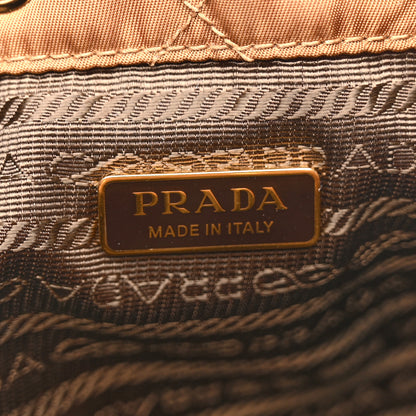 Prada Re-Nylon Saffiano Stitched Re-Edition 1995 Chaine Drawstring Bucket Bag Brandy 6 of 14
