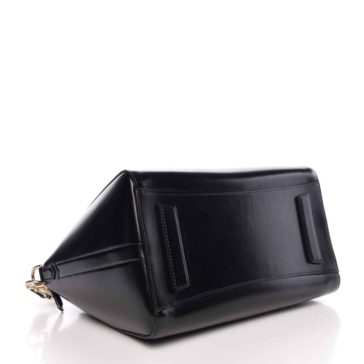 Shiny Lord Calfskin Medium Antigona Black