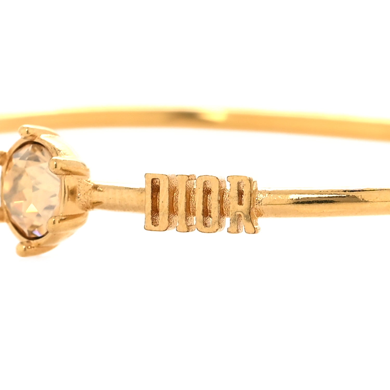 Christian Dior Metal Crystal Dio(r)evolution Bracelet Gold 4 of 4