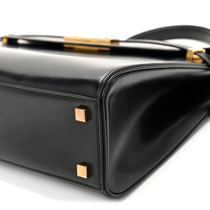 Saint Laurent Smooth Calfskin Manhattan Top Handle Black 9 of 9