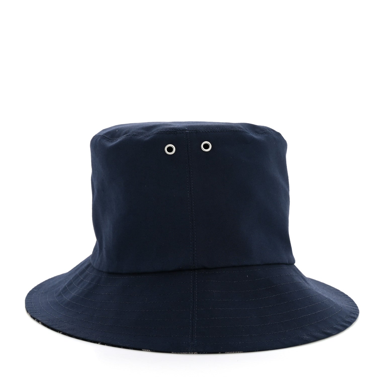 Christian Dior Oblique Reversible Teddy-D Brim Bucket Hat 56 Blue