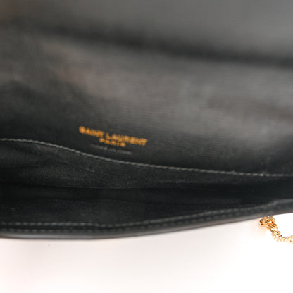 Saint Laurent Smooth Calfskin Monogram Phone Holder Crossbody Black 5 of 11