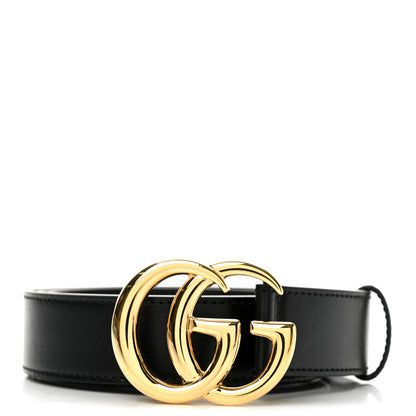 Gucci Calfskin Double G 30mm Belt 100 40 Black 1 of 6