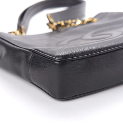 Chanel Caviar CC Shoulder Bag Black 6 of 11
