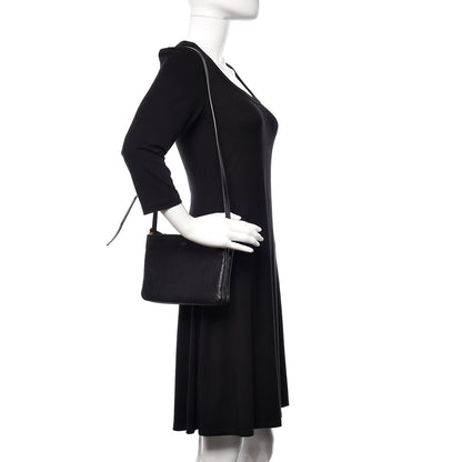 Celine Lambskin Small Trio Crossbody Bag Black 2 of 11