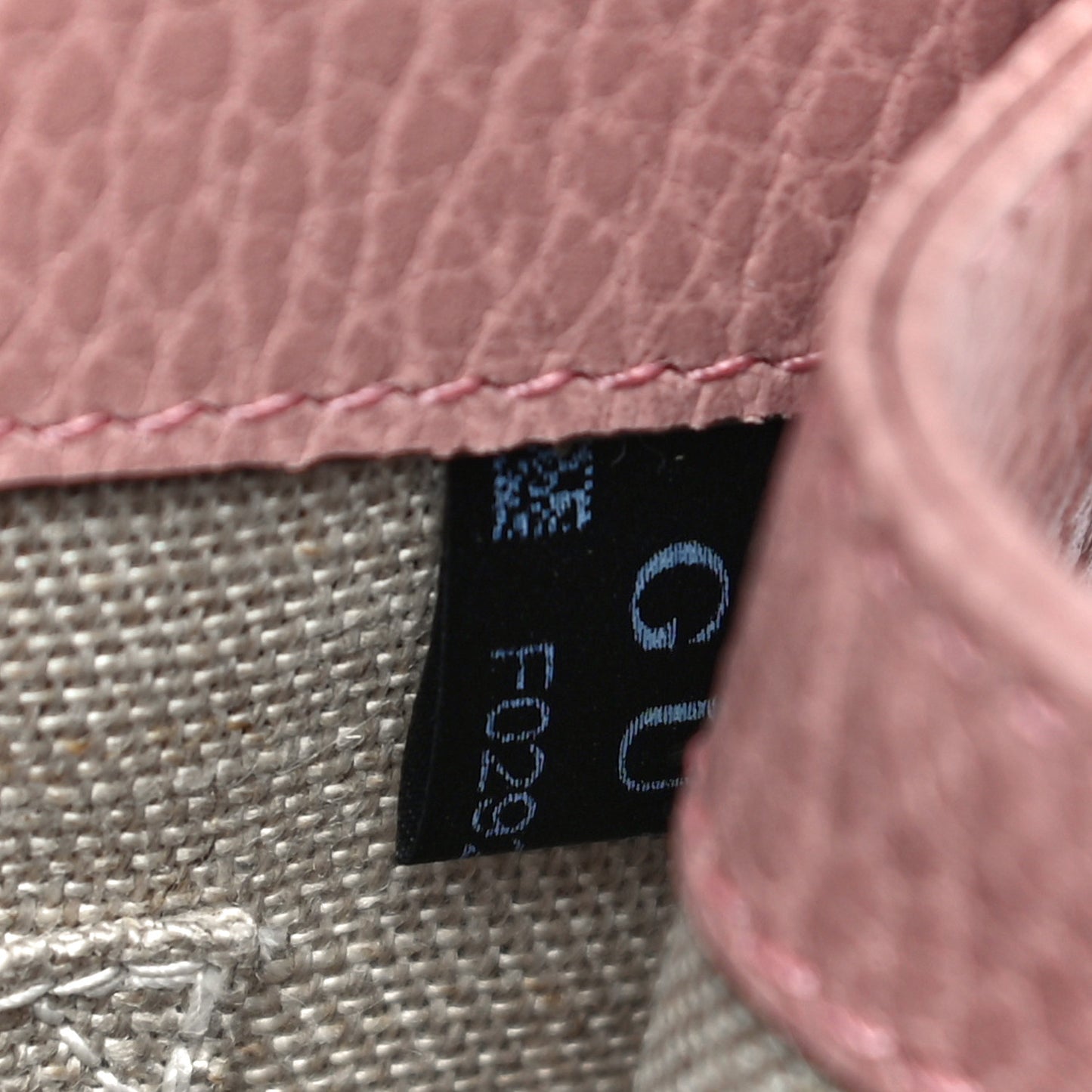 Dollar Calfskin Small Interlocking G Shoulder Bag Soft Pink