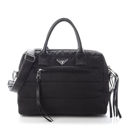 Prada Tessuto Nylon Bomber Tote Black 1 of 7