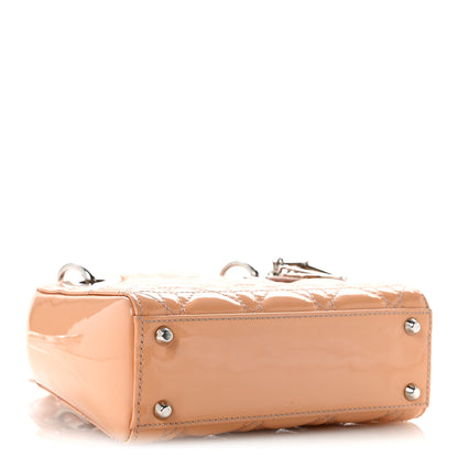 Christian Dior Patent Cannage Mini Lady Dior Rose Clair 4 of 14