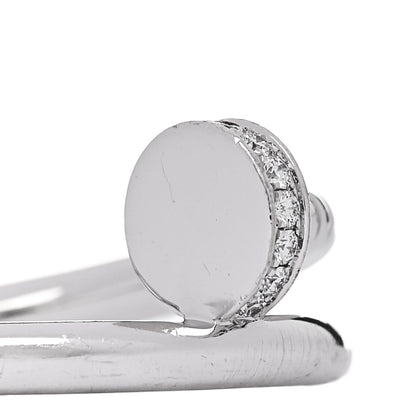 Cartier 18K White Gold Diamond Juste Un Clou Ring 58 8.25 4 of 6