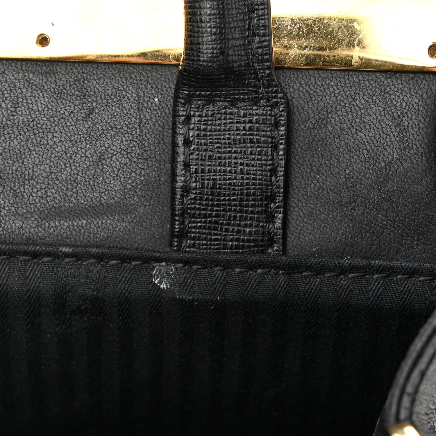 Fendi Vitello Elite Petite 2Jours Tote Black 10 of 13