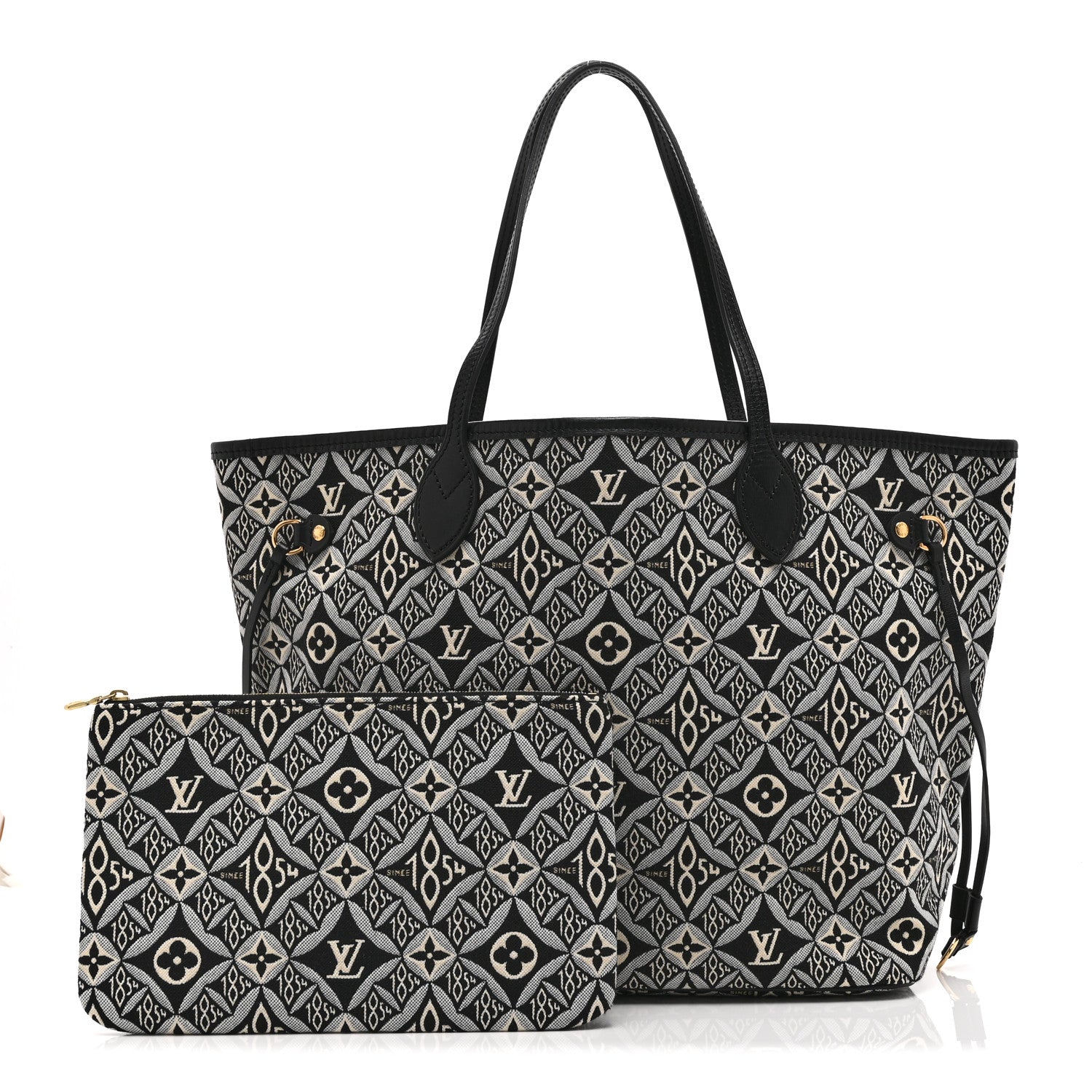 Louis Vuitton Jacquard Since 1854 Neverfull MM Grey 1838355