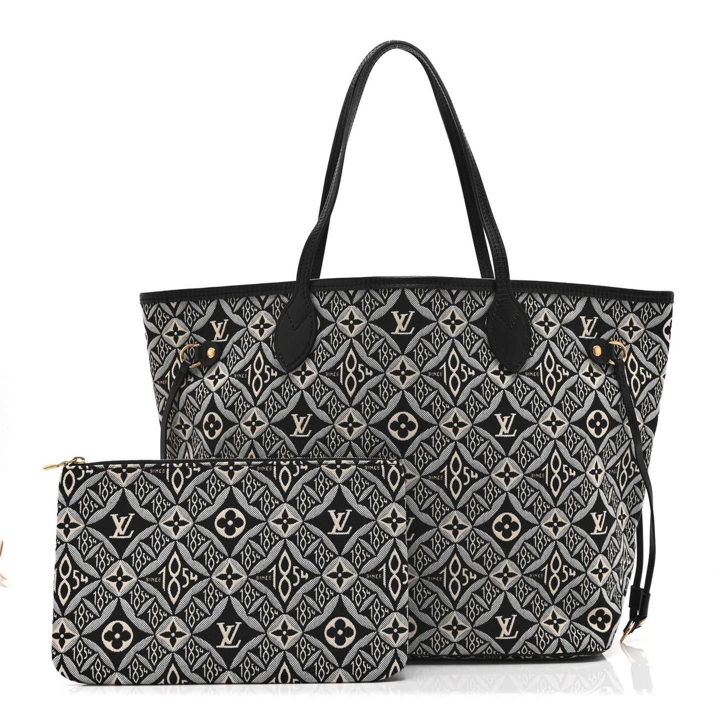 Jacquard Since 1854 Neverfull MM Grey