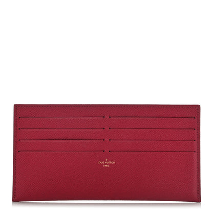 Louis Vuitton Calfskin Felicie Card Holder Insert Fuchsia 1 of 6
