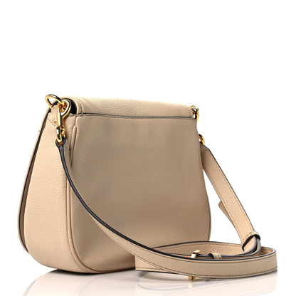 Marc Jacobs Calfskin Empire City Messenger Crossbody Beige 3 of 8