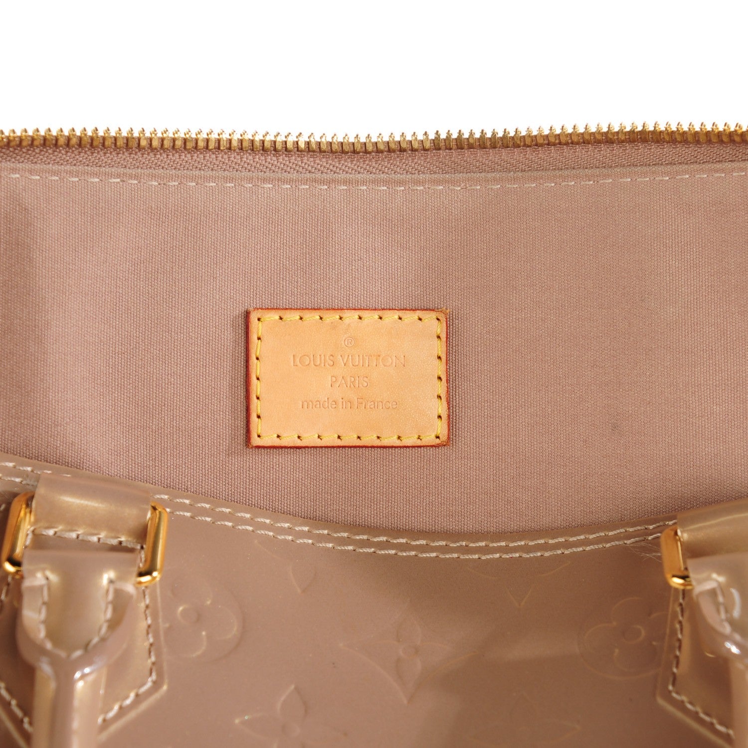 Louis Vuitton Vernis Alma GM Beige Poudre 6 of 13