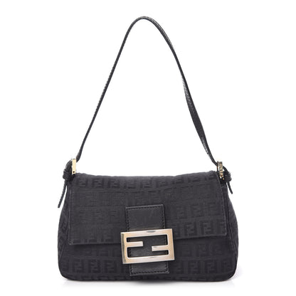 Fendi Zucchino Mini Mama Baguette Black 1 of 9