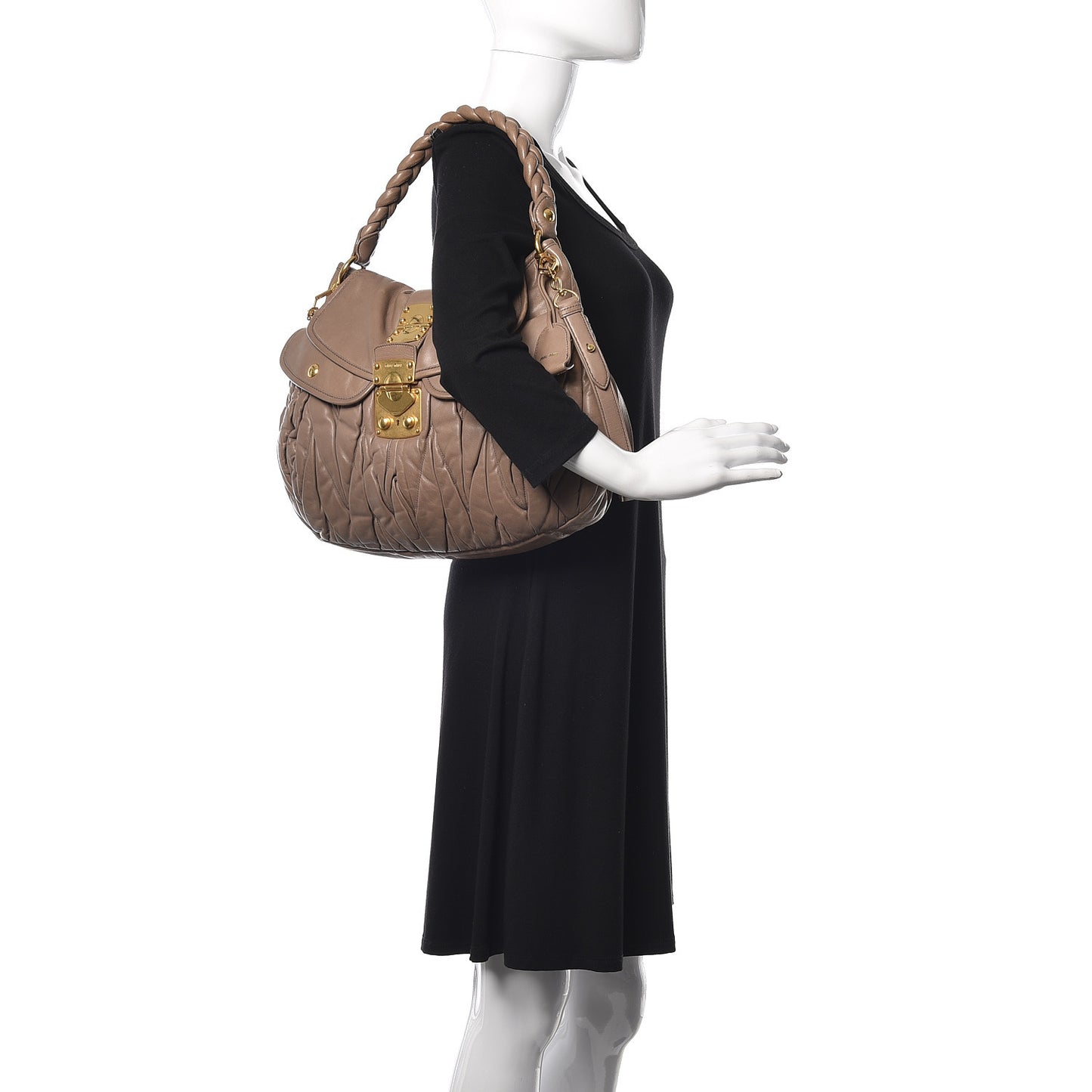 Nappa Matelasse Coffer Hobo Juta