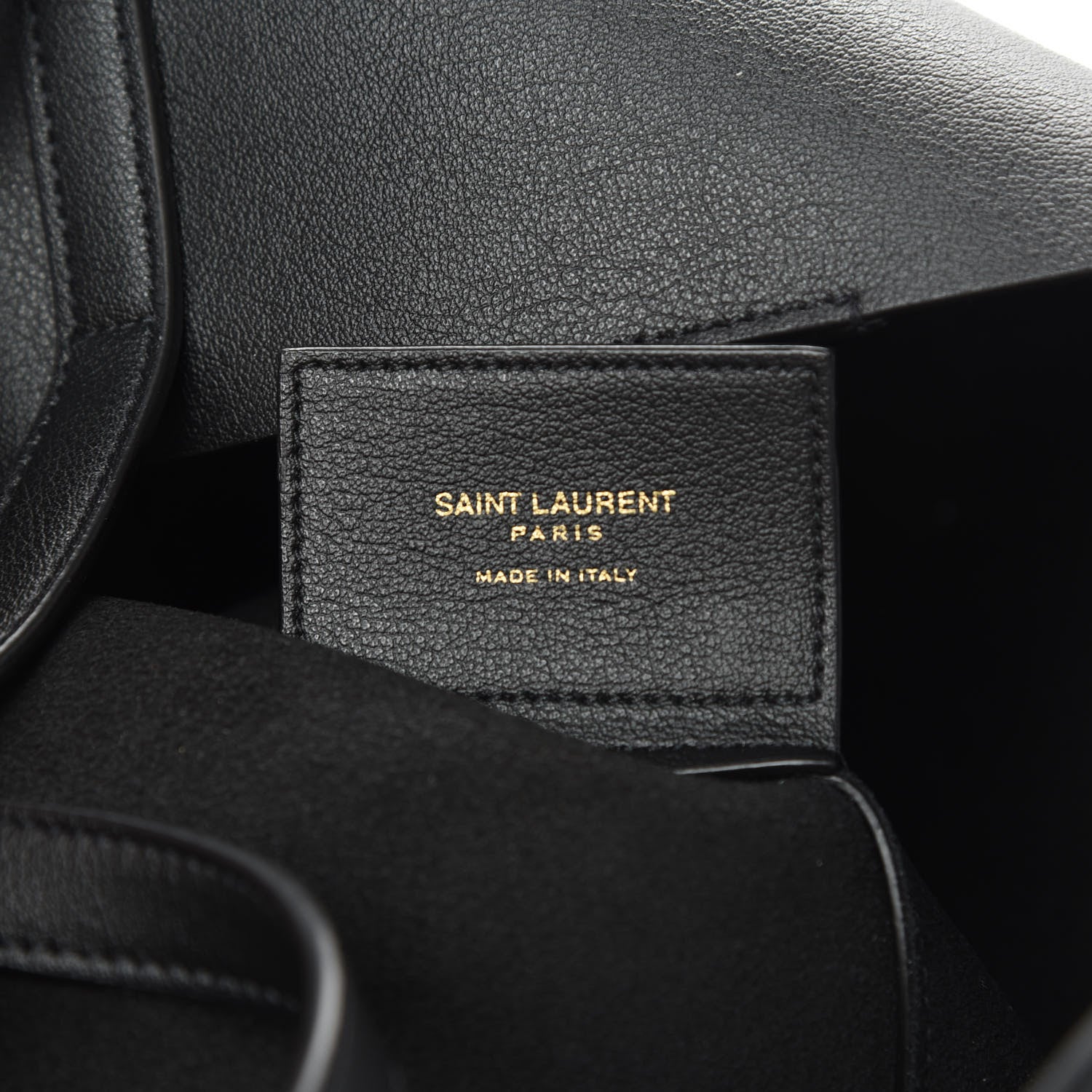 Saint Laurent Calfskin Large Shopping Tote Black 7 of 11