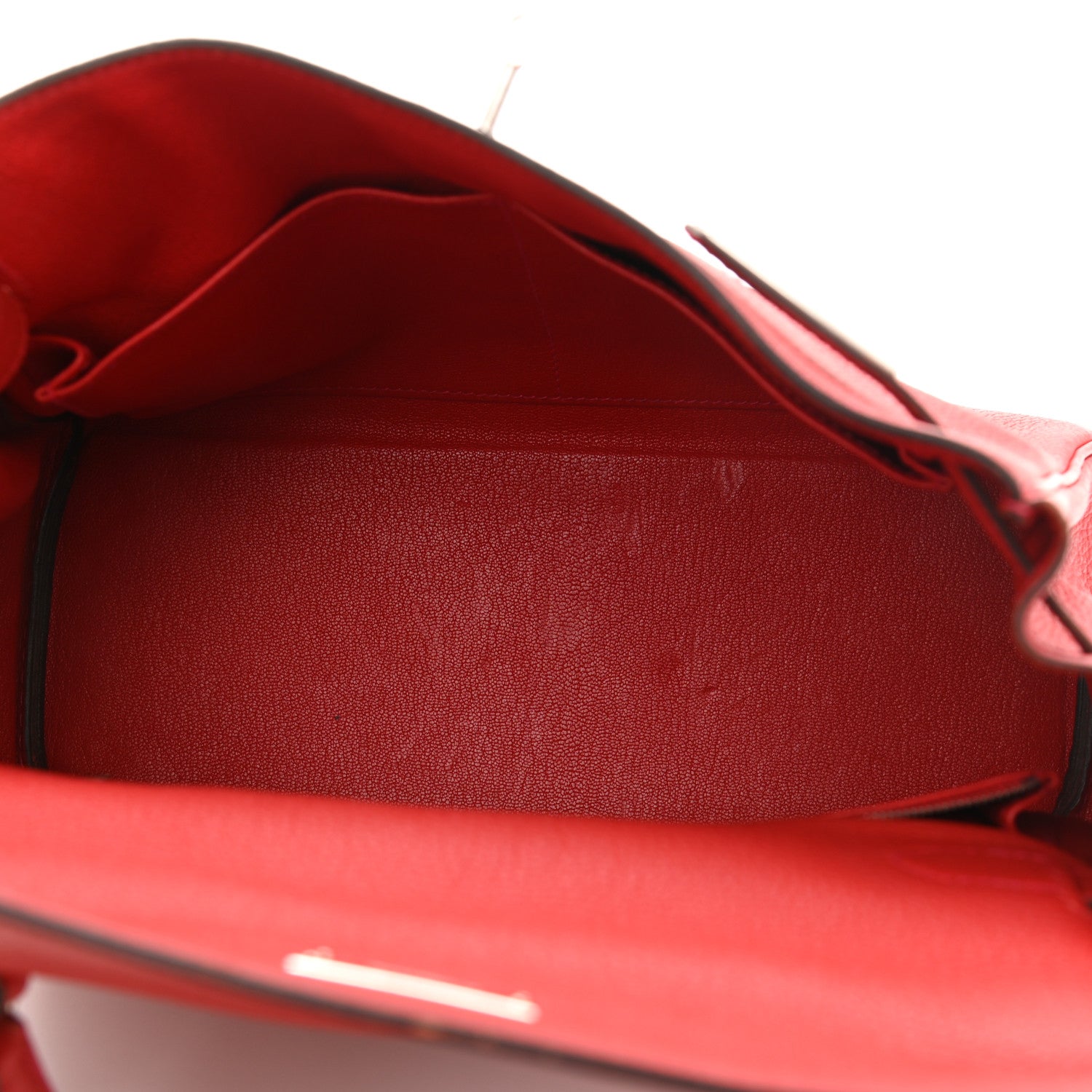 Hermes Taurillon Clemence Kelly Retourne 28 Rouge Casaque 4 of 22