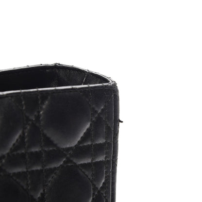 Christian Dior Lambskin Cannage Large Lady Dior Black 9 of 9