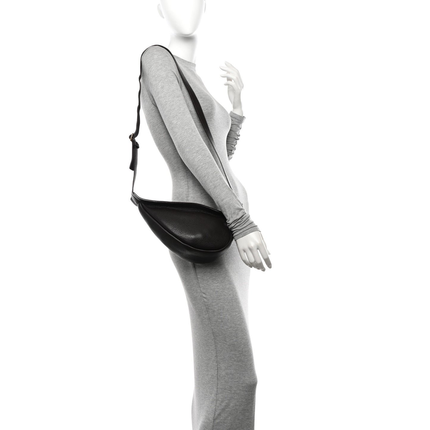 Deerskin Small Slouchy Banana Bag Espresso