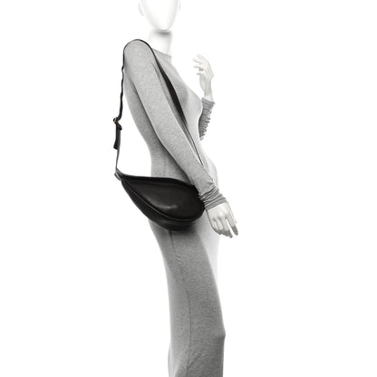 The Row Deerskin Small Slouchy Banana Bag Espresso 2 of 11
