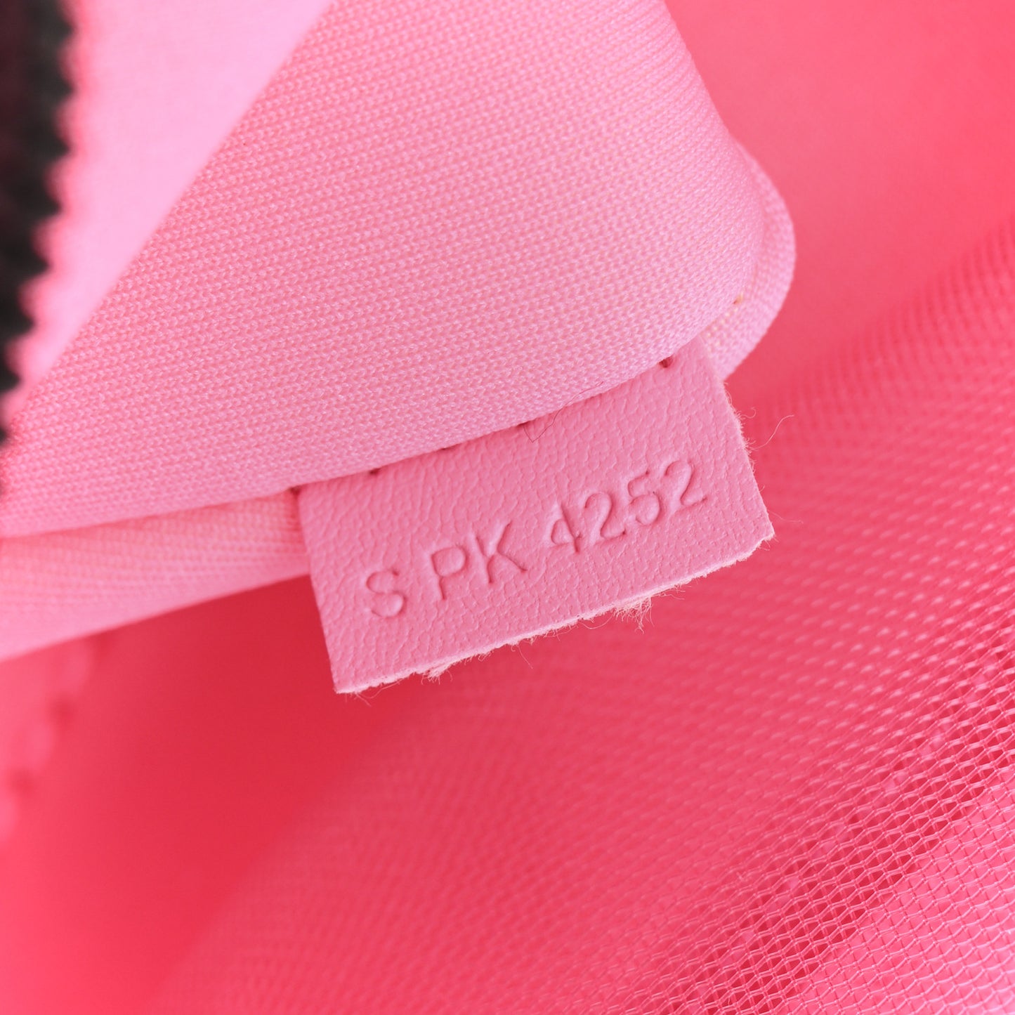 Nylon Large The Mesh Tote Bag Pink