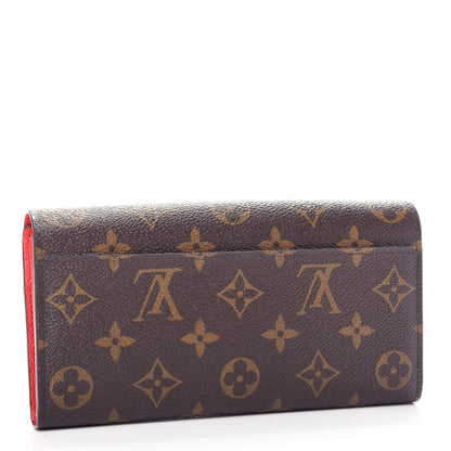 Louis Vuitton Monogram Sarah Wallet NM Coquelicot 3 of 6