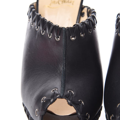 Christian Louboutin Calf VIP Cuoio Sablina 140 Platform Mules 36 Black 10 of 13