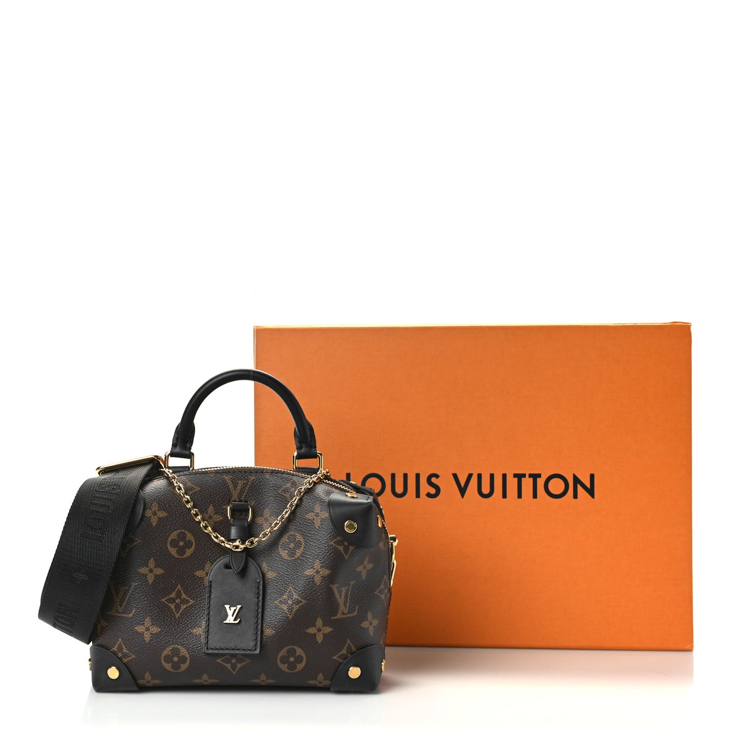 Monogram Petite Malle Souple Black